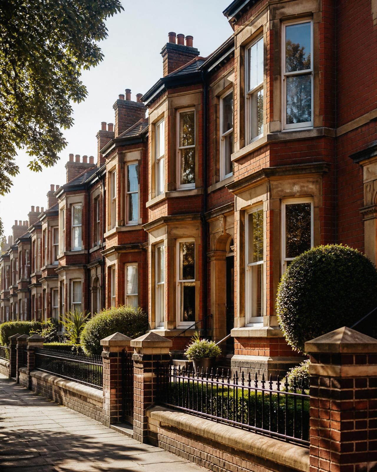 Victorian terraces in Heaton, Newcastle
